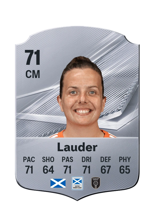Hayley Lauder, Common card, rated 71
