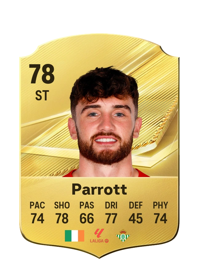 Troy Parrott, Common card, rated 78