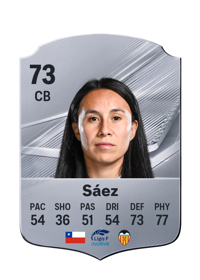 Camila Sáez, Common card, rated 73