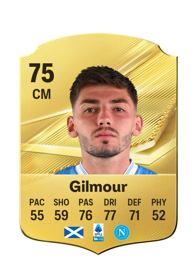 Billy Gilmour, karta Common, ocena 75