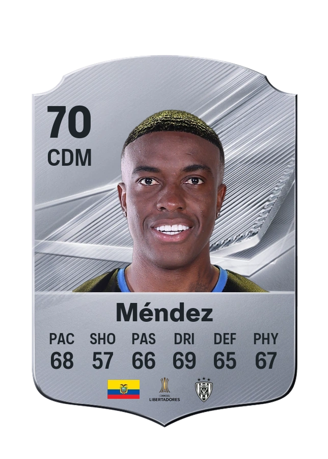 Jhegson Méndez, Common card, rated 70