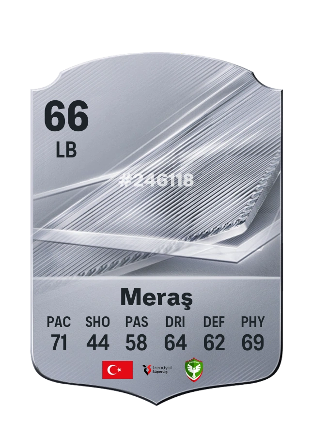 Carta Common di Umut Meraş, valutazione 66