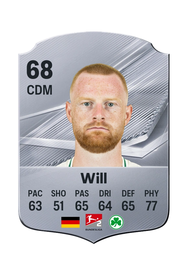 Paul Will, karta Common, ocena 68