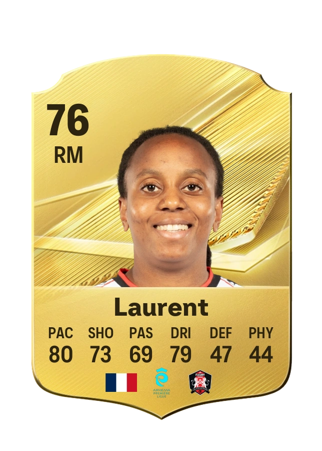 Emelyne Laurent, Common kartı, reyting 76