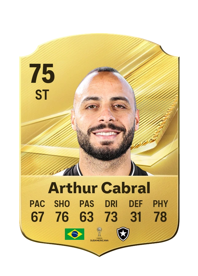 Common-Karte von Arthur Cabral, Wertung 75