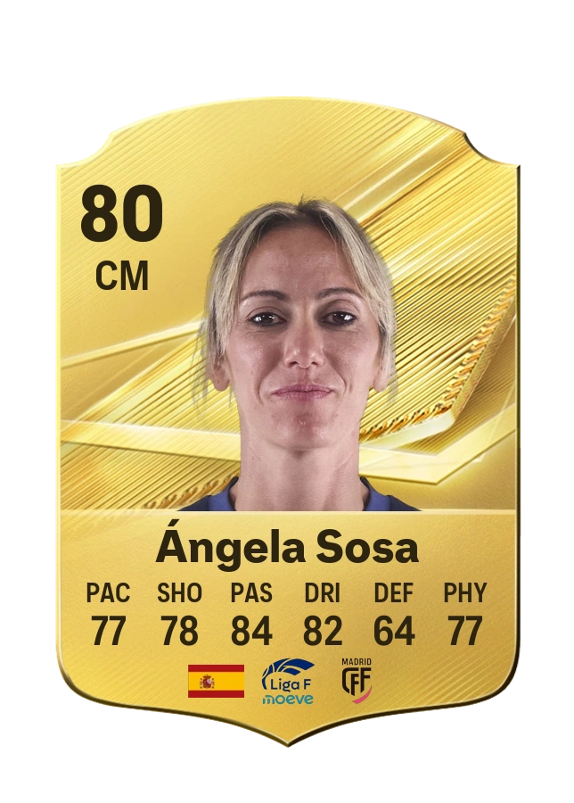 Ángela Sosa, Common card, rated 80