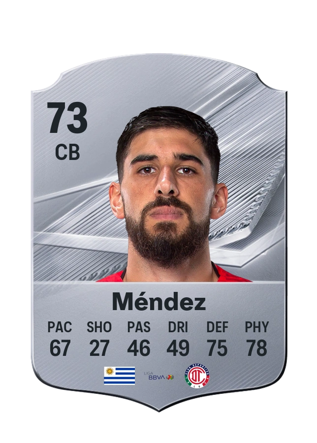 Bruno Méndez, Common card, rated 73
