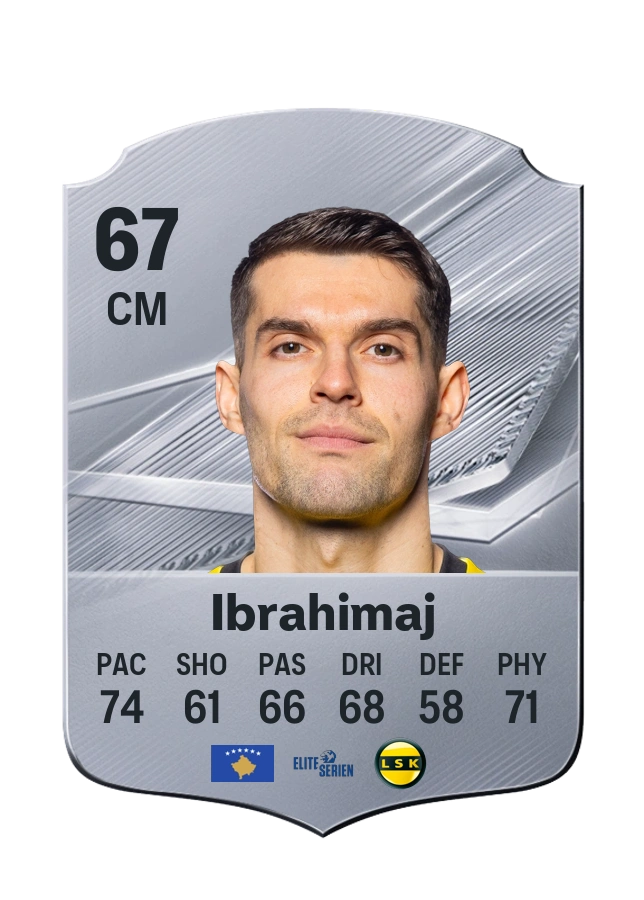 Ylldren Ibrahimaj, Common kartı, reyting 67