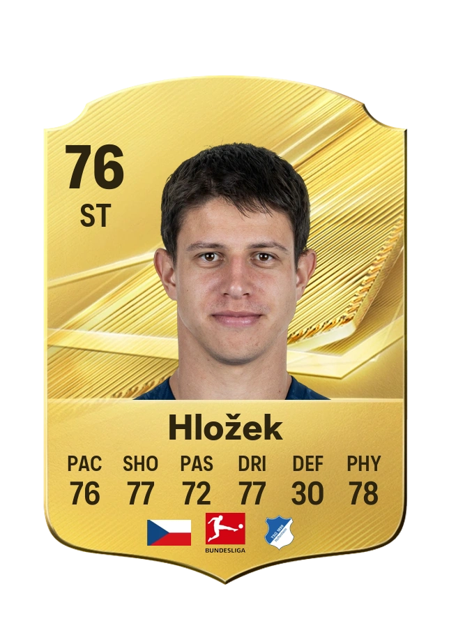 Adam Hložek, Common card, rated 76
