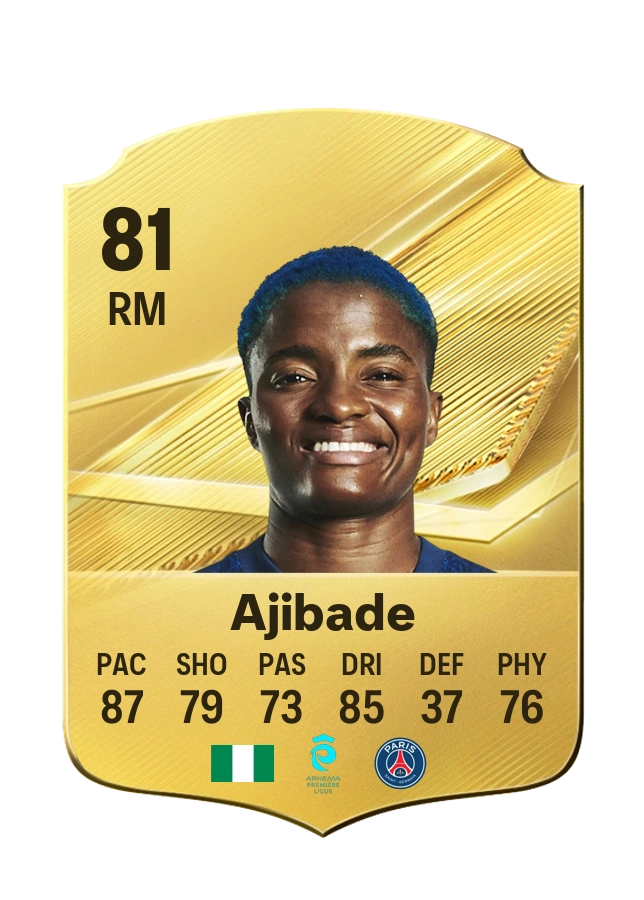 Carta Common di Rasheedat Ajibade, valutazione 81
