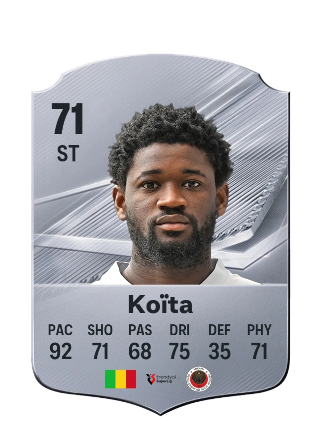 Sékou Koïta, Common card, rated 71