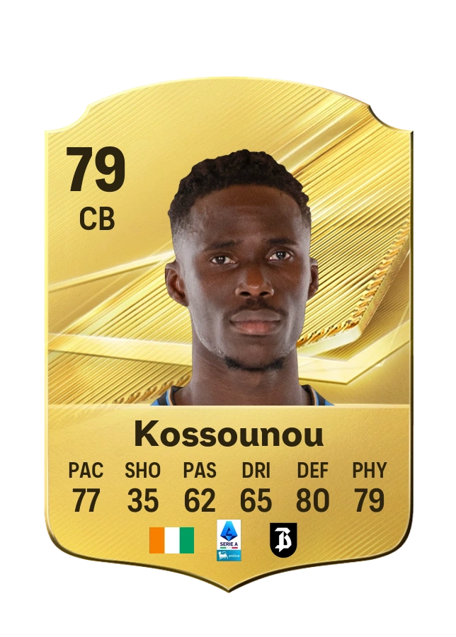 Odilon Kossounou, Common card, rated 79