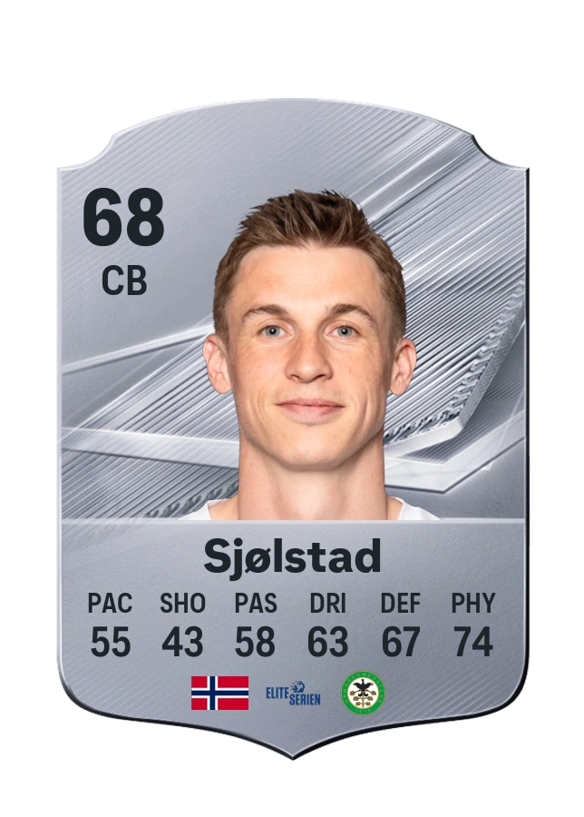 Fredrik Sjølstad, Common card, rated 68