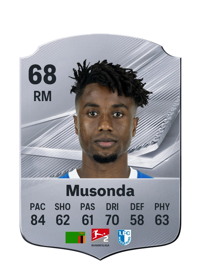 Lubambo Musonda, Common-kaart, rating 68