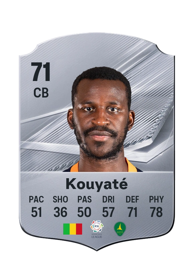 Carta Common di Boubakar Kouyaté, valutazione 71