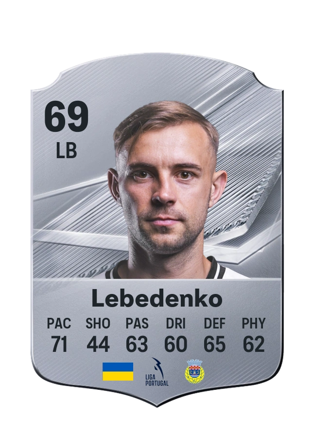 Orest Lebedenko, Common-kaart, rating 69