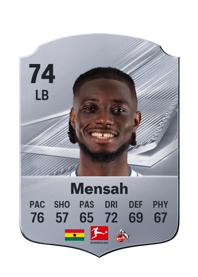 Gideon Mensah, karta Common, ocena 74