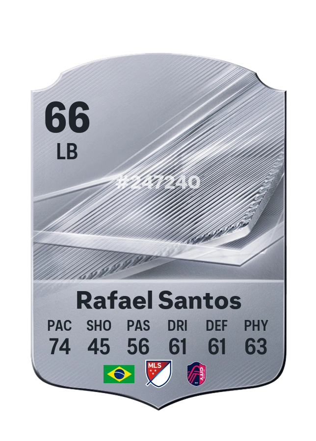 Rafael Santos, Common kartı, reyting 66