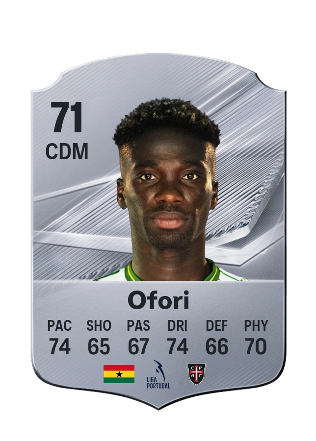 Lawrence Ofori, Common card, rated 71