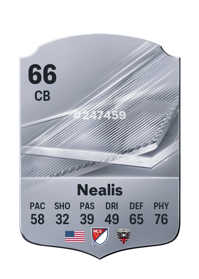 Sean Nealis, Common-kaart, rating 66