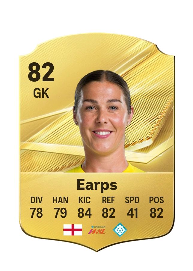 Common-Karte von Mary Earps, Wertung 82