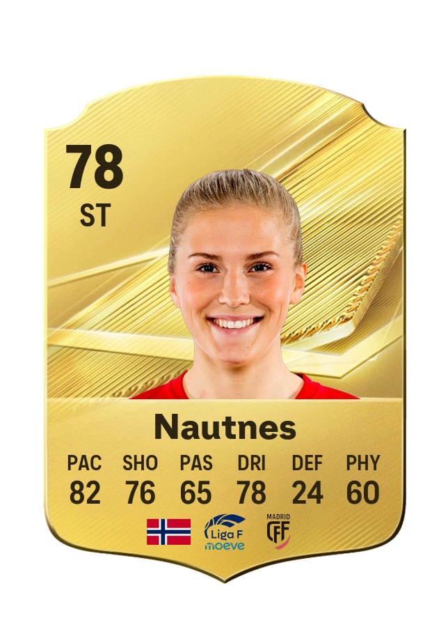 Emilie Nautnes, Common card, rated 78