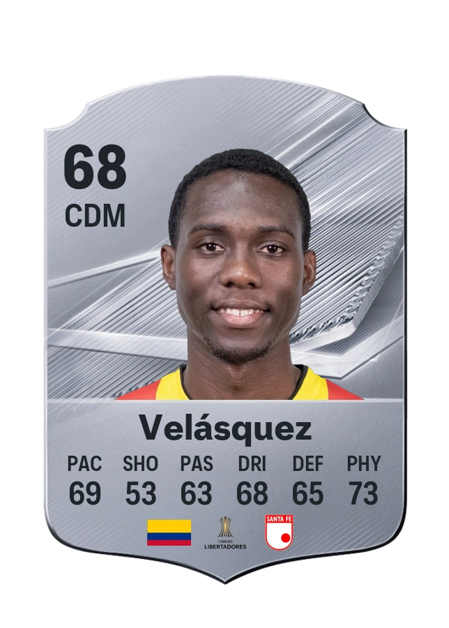 Yílmar Velásquez, Common card, rated 68