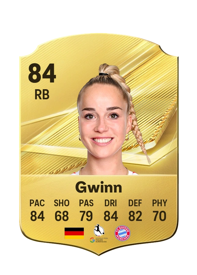 Giulia Gwinn, Common card, rated 84