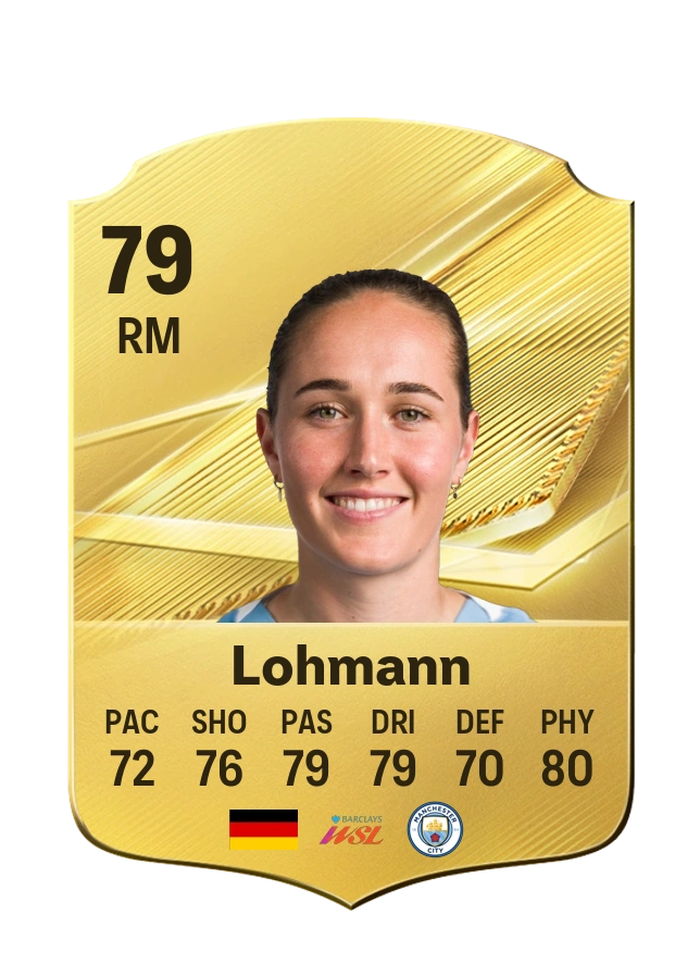 Sydney Lohmann, Common kartı, reyting 79