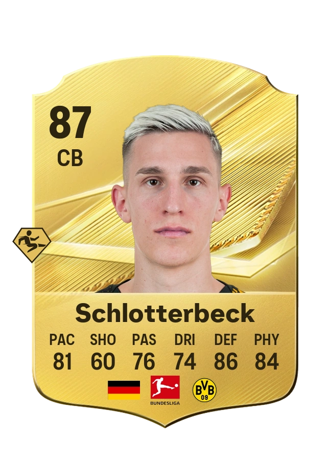 Carta Common de Nico Schlotterbeck, overall 87