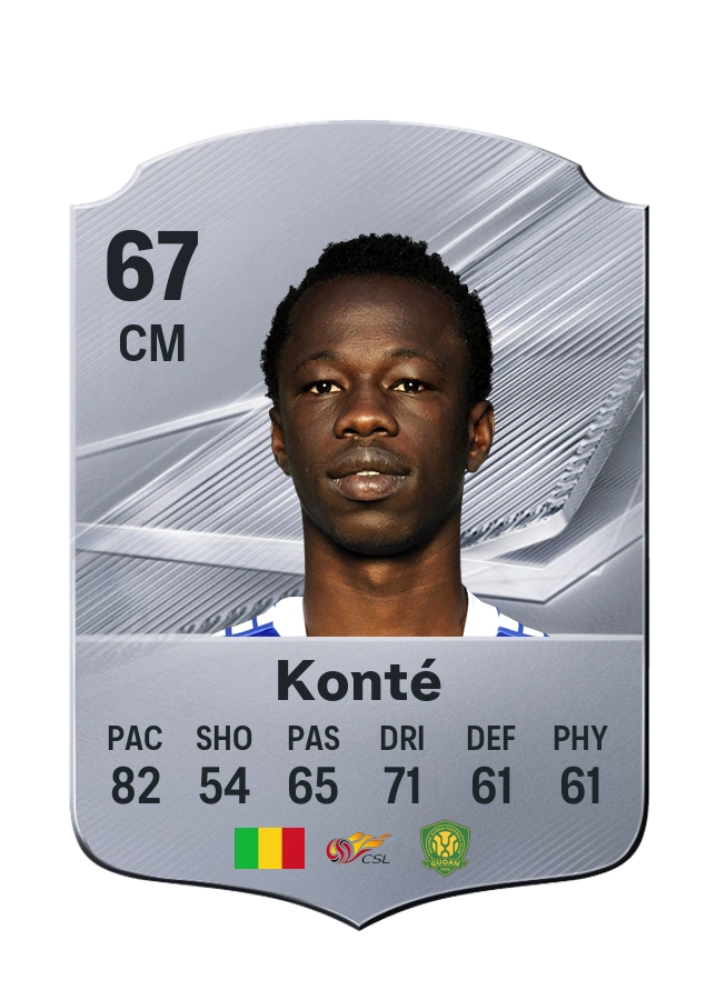 Aboubacar Konté, Common card, rated 67