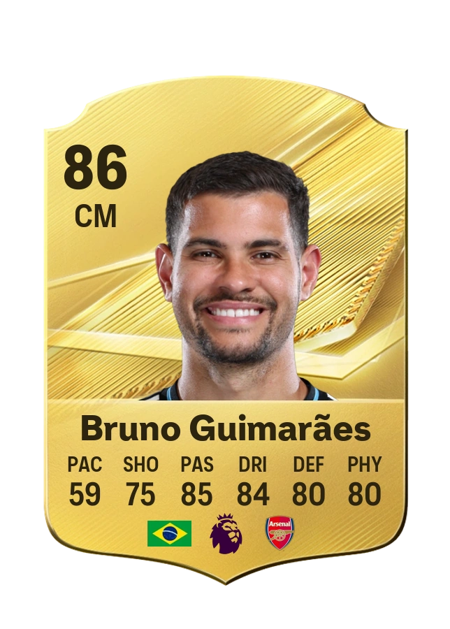 Bruno Guimarães, Common kartı, reyting 86