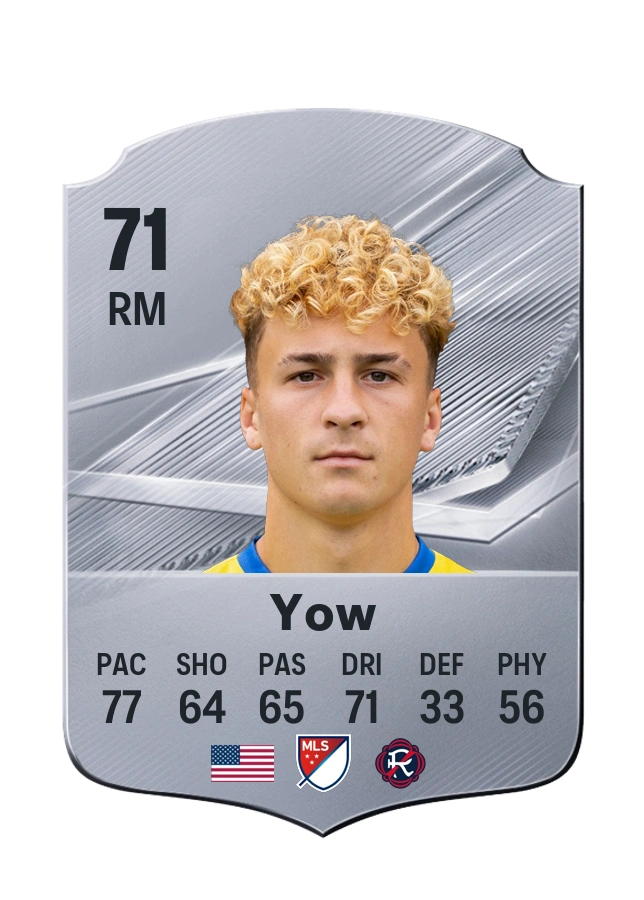 Griffin Yow, Common card, rated 71