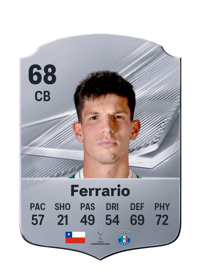 Enzo Ferrario, Common card, rated 68