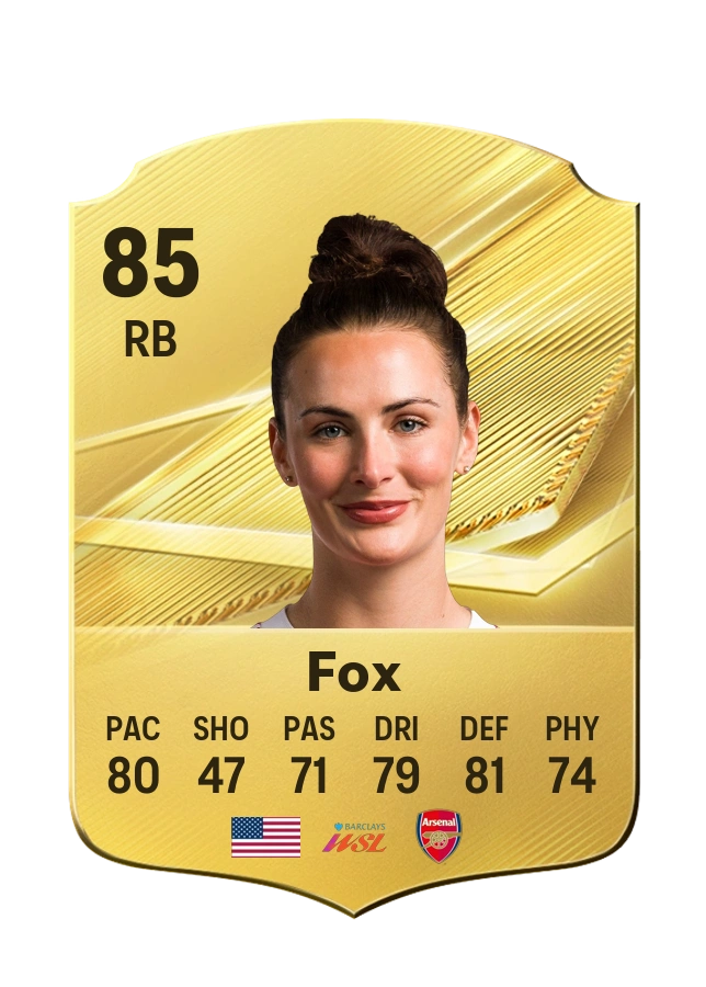 Common-Karte von Emily Fox, Wertung 85