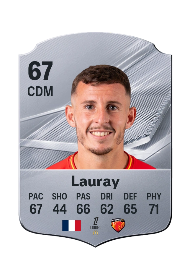 Alexandre Lauray, Common card, rated 67