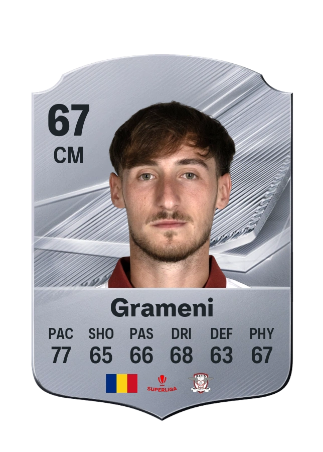 Constantin Grameni, Common kartı, reyting 67