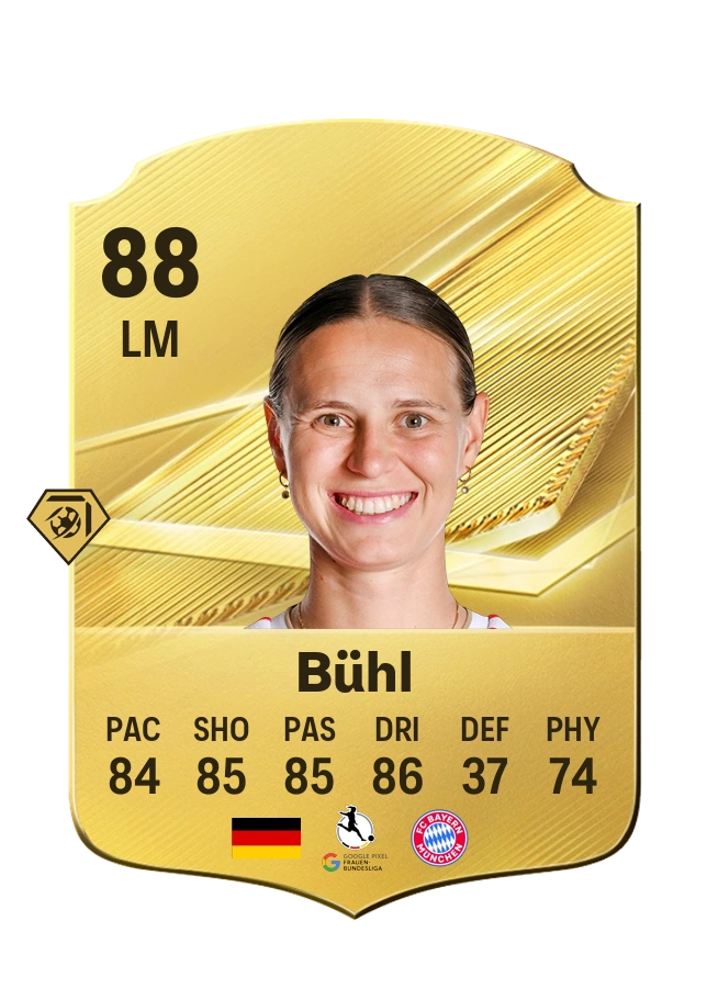 Carta Common di Klara Bühl, valutazione 88