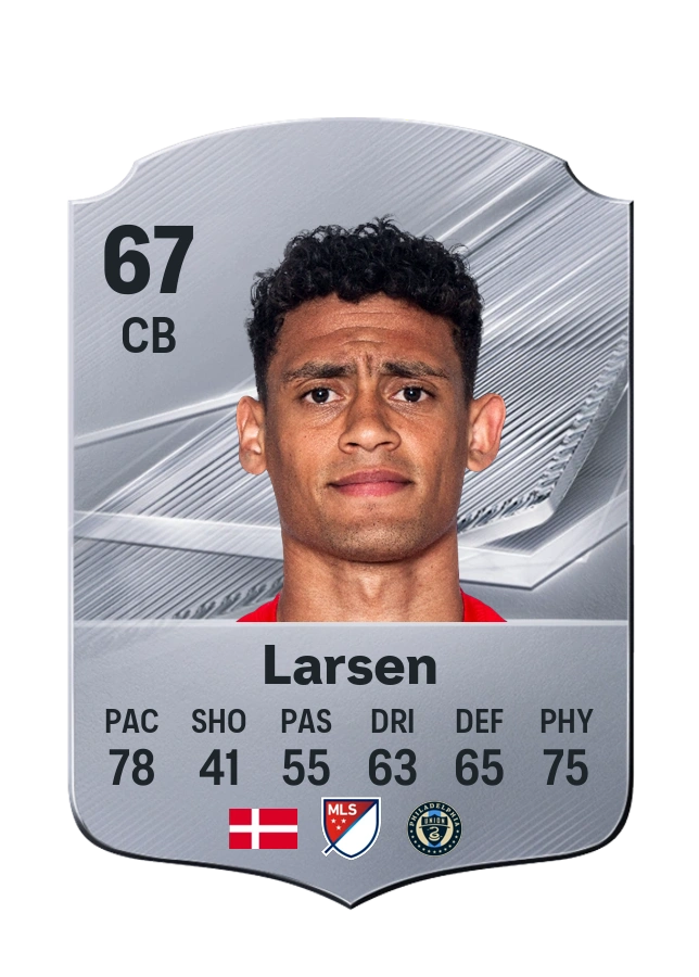 Japhet Sery Larsen, Common-kaart, rating 67