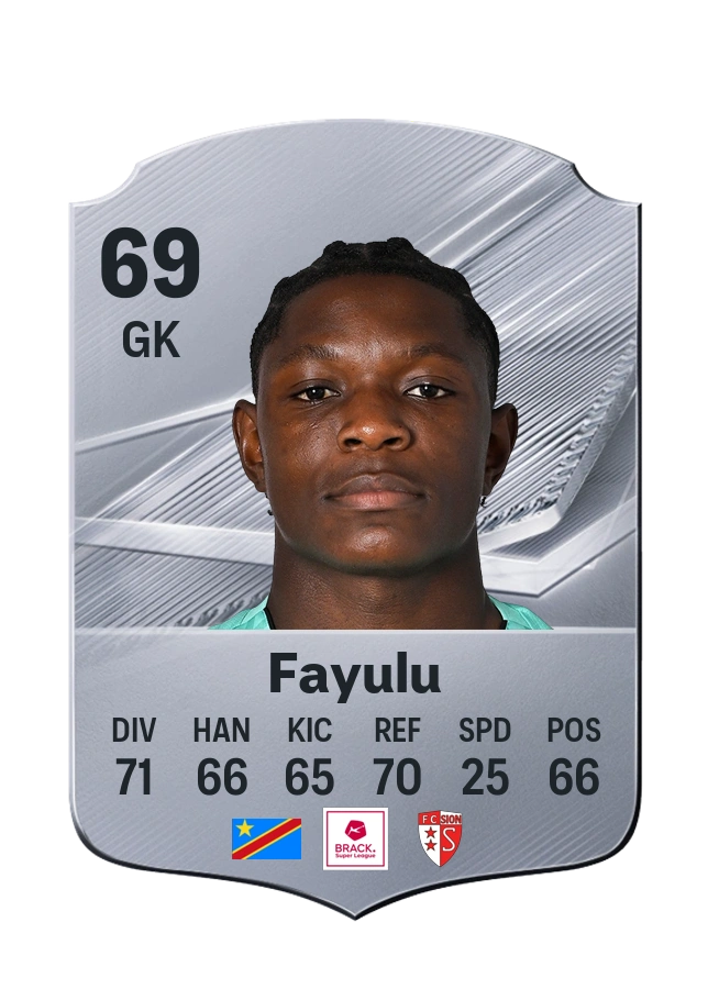 Timothy Fayulu, Common card, rated 69