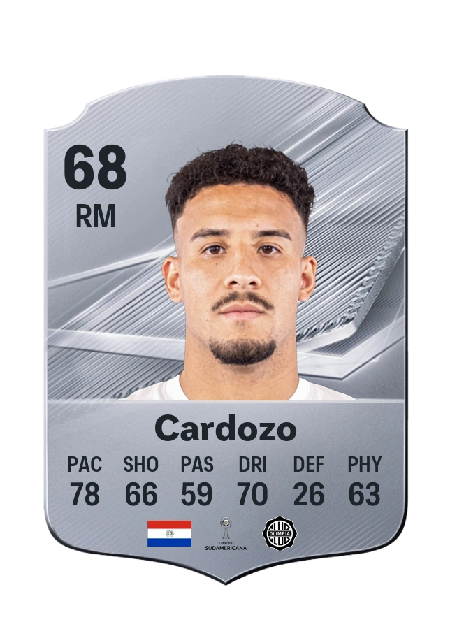 Fernando Cardozo, karta Common, ocena 68
