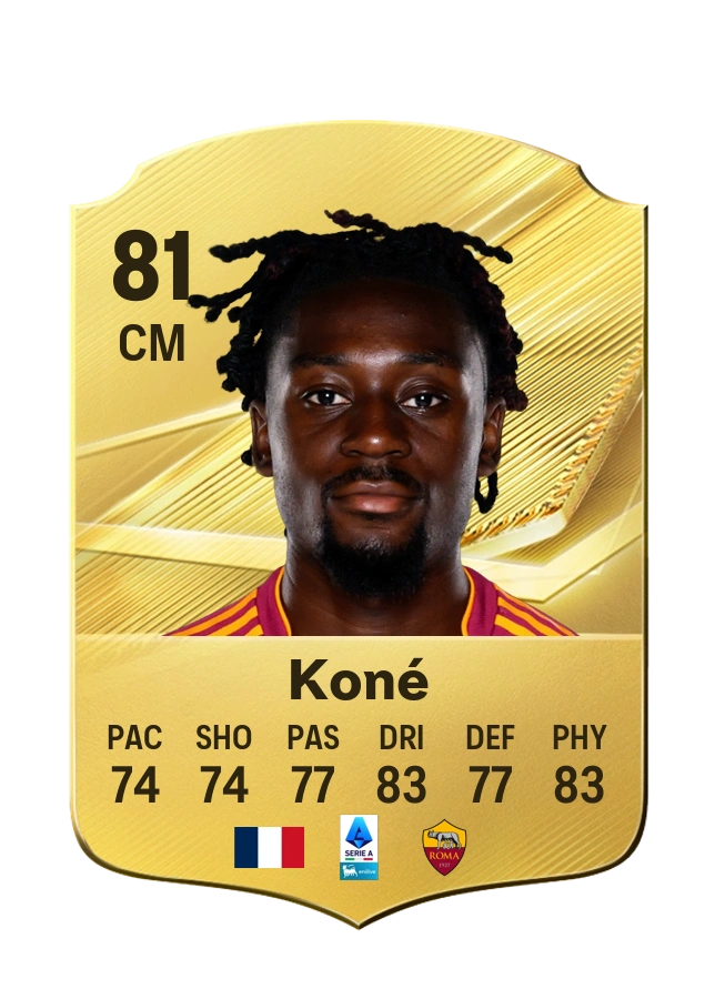 Kouadio Manu Koné, Common-kaart, rating 81