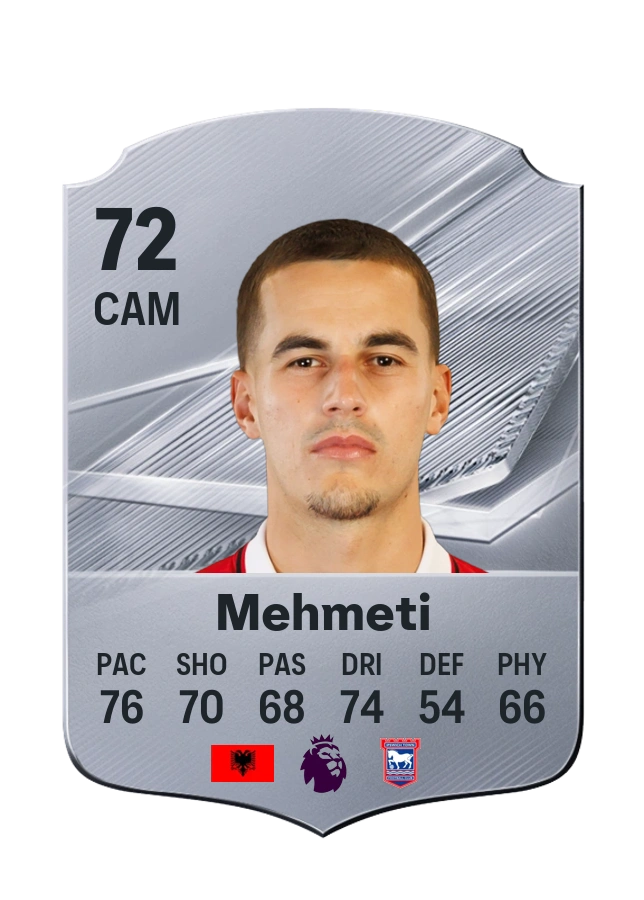 Anis Mehmeti, karta Common, ocena 72