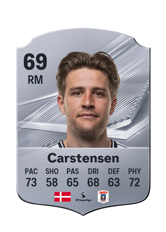 Rasmus Carstensen, Common card, rated 69