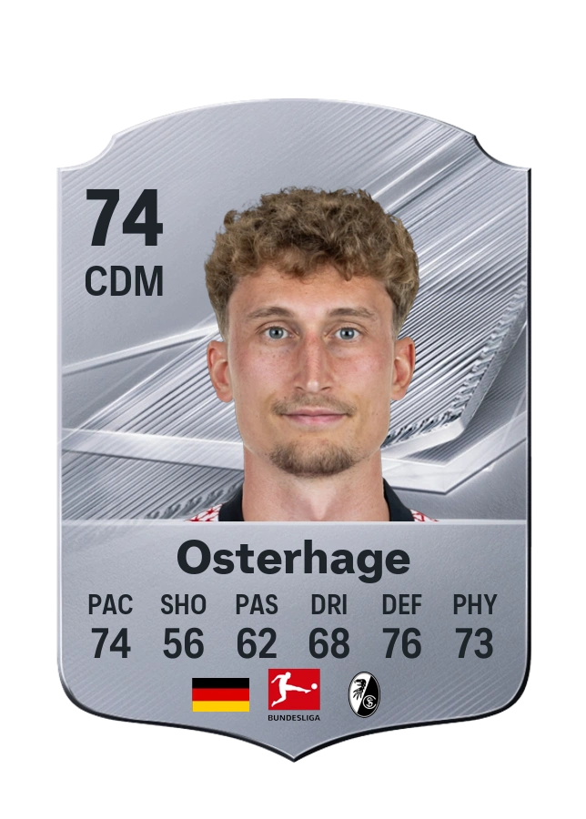 Carte Common de Patrick Osterhage, note 74