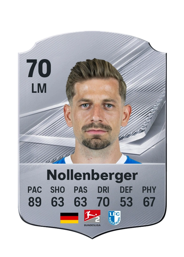 Alexander Nollenberger, Common card, rated 70