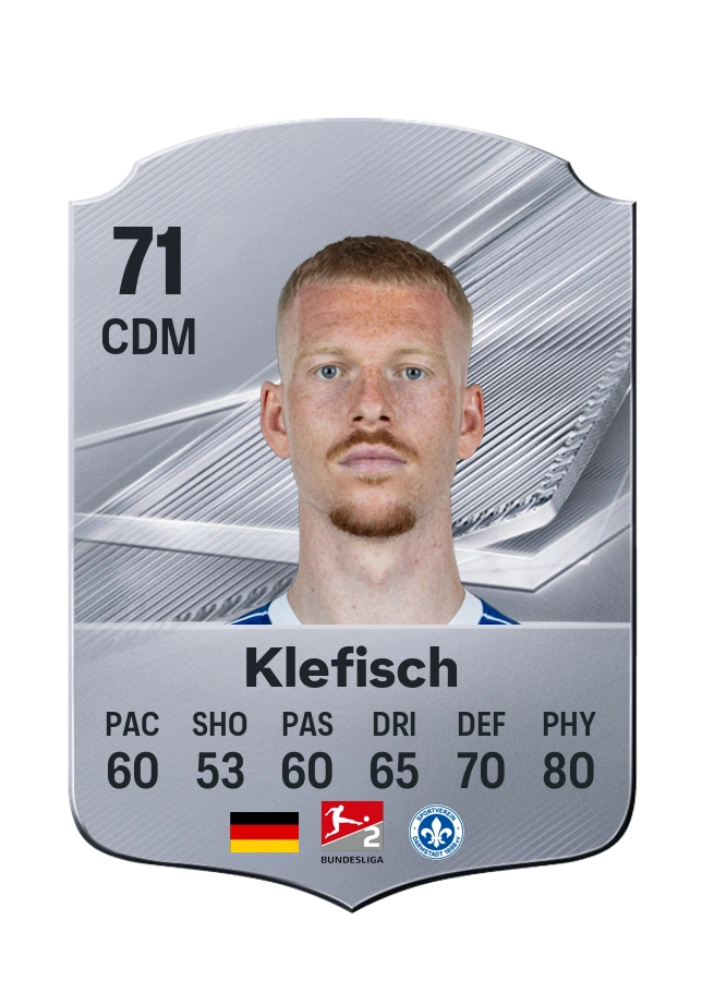 Kai Klefisch, Common card, rated 71