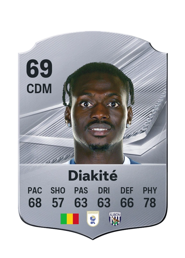 Ousmane Diakité, Common card, rated 69