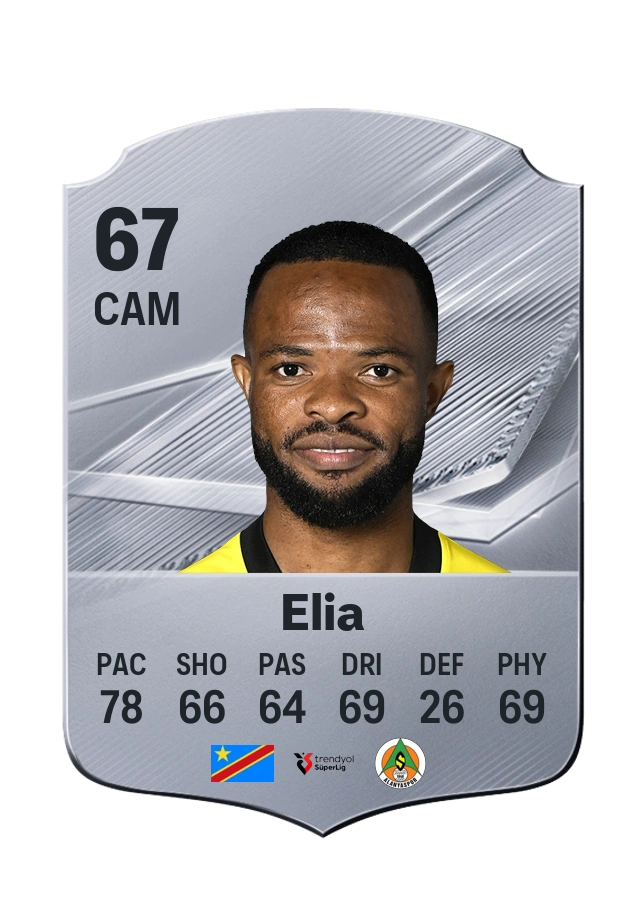 Meschack Elia، بطاقة Common، بتقييم 67