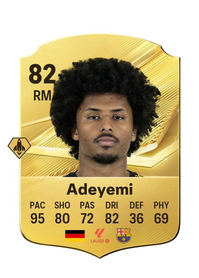 Karim Adeyemi, Common card, rated 82